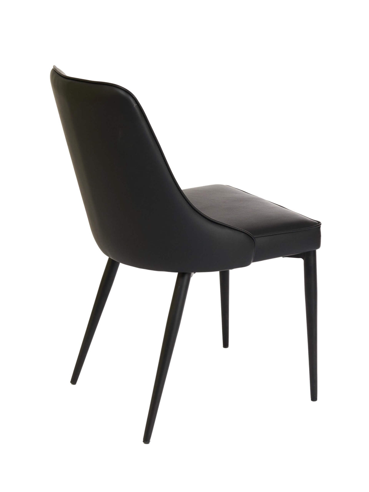 FURNISHINGS MATE ROBIN CHAIR BLACK SET OF TWO DC 356-BL-MB