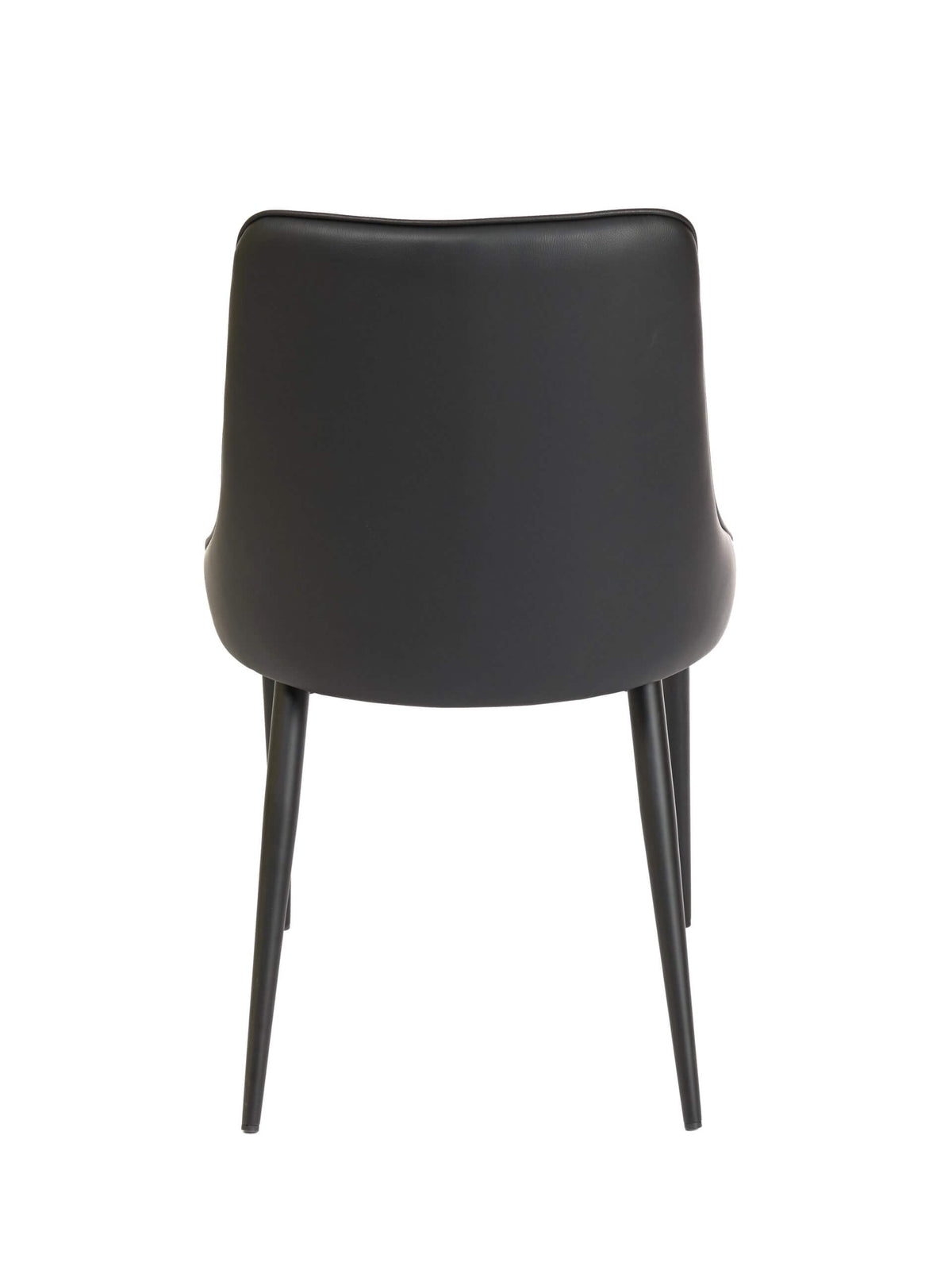 FURNISHINGS MATE ROBIN CHAIR BLACK SET OF TWO DC 356-BL-MB