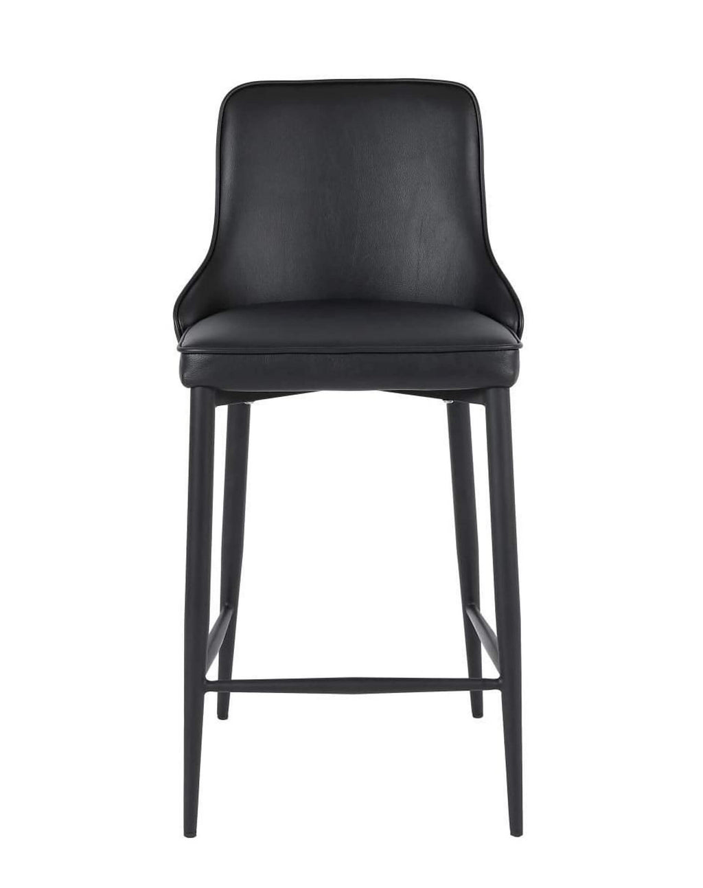 FURNISHINGS MATE ROBIN BAR STOOL BLACK SET OF TWO BS 268A-BL-MB