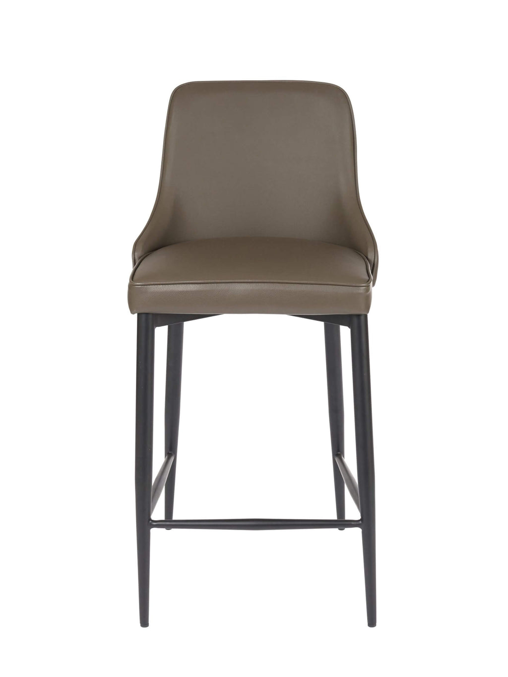 FURNISHINGS MATE ROBIN BAR STOOL GREY SET OF TWO BS 268A-GR-MB