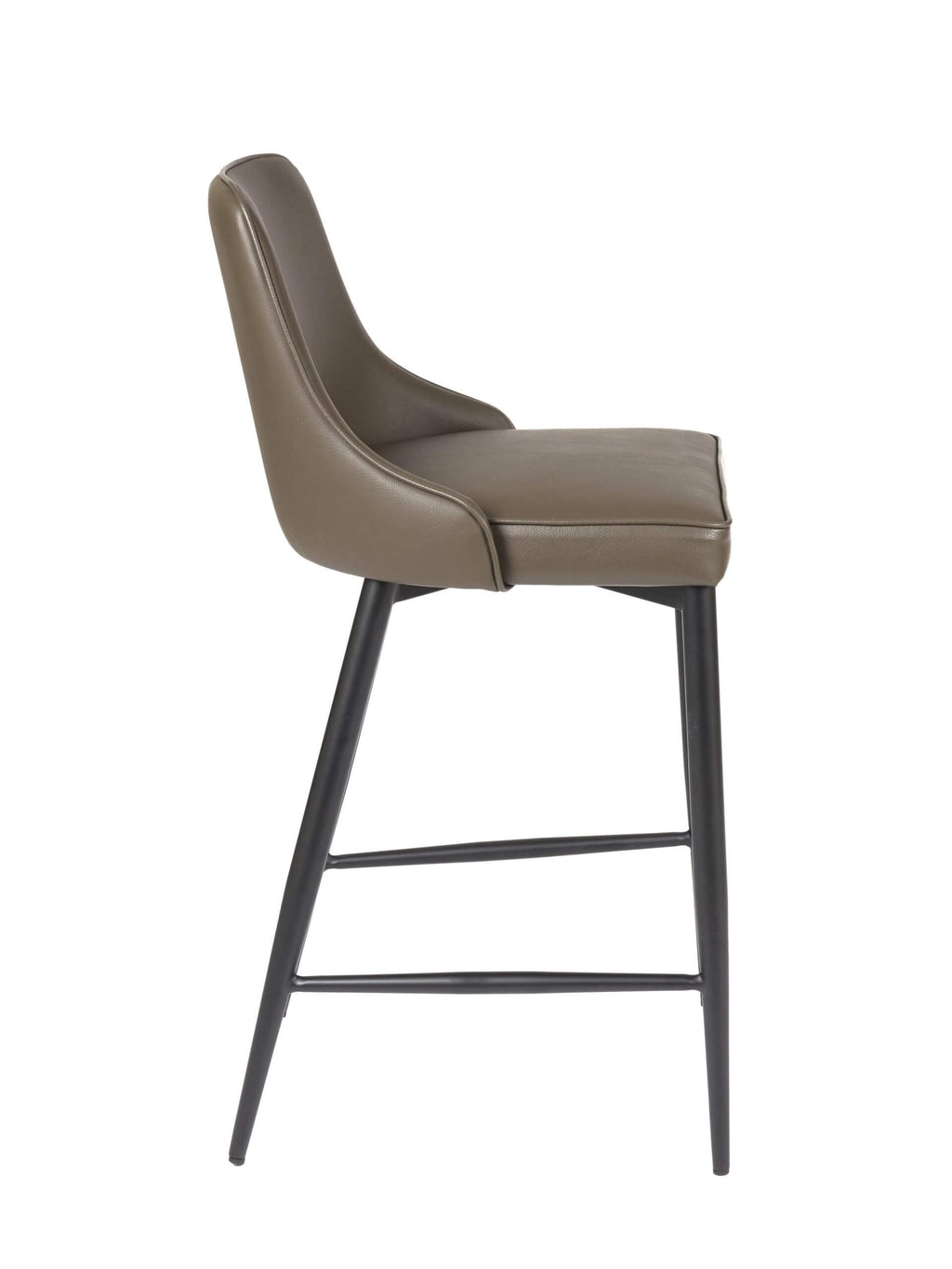 FURNISHINGS MATE ROBIN BAR STOOL GREY SET OF TWO BS 268A-GR-MB
