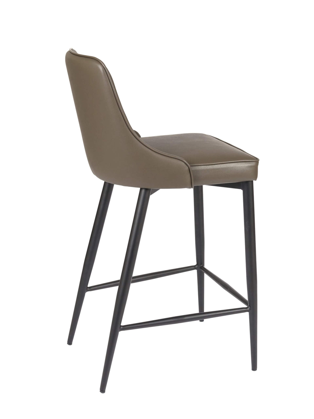 FURNISHINGS MATE ROBIN COUNTER STOOL GREY SET OF TWO BS 268-GR-MB