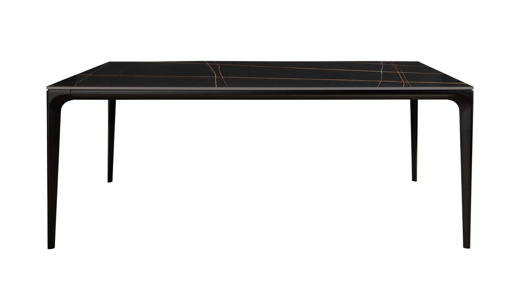 FURNISHINGS MATE RYAN TABLE SMALL BLACK DT 1088S-STN3 B