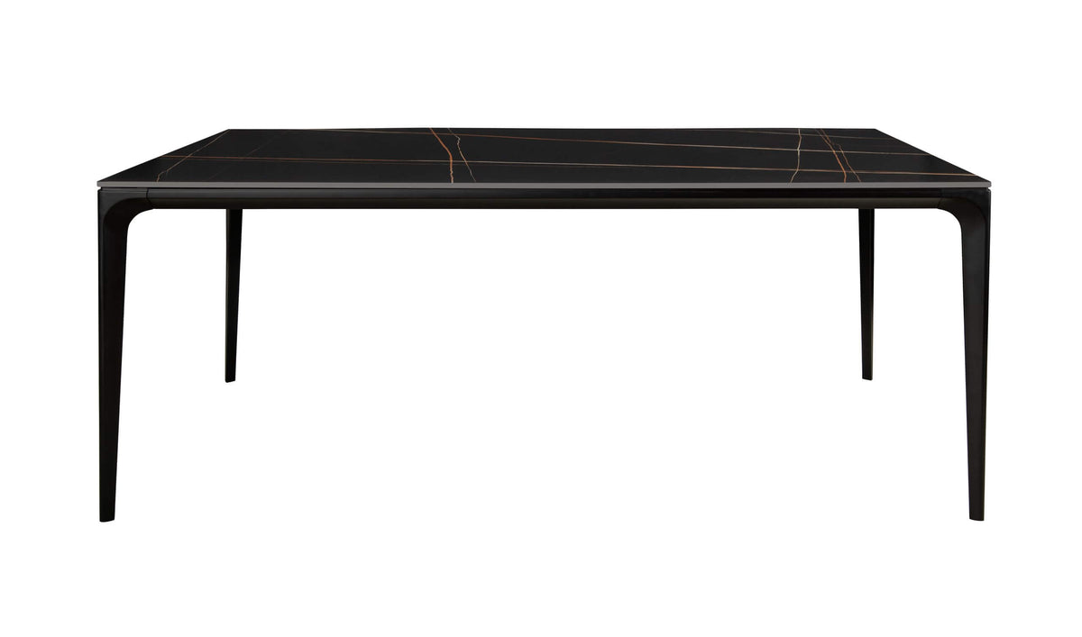 FURNISHINGS MATE RYAN TABLE SMALL BLACK DT 1088S-STN3 B