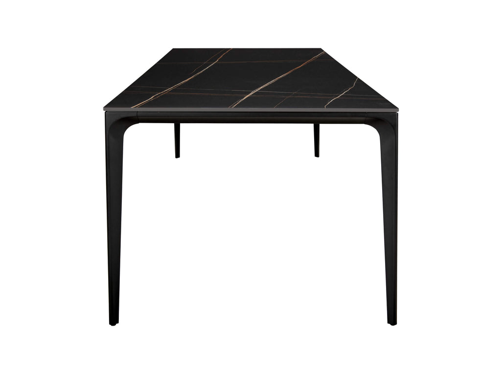 FURNISHINGS MATE RYAN TABLE LARGE BLACK  DT 1088-STN3 B