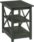 HAMMARY DARK BROWN CHAIRSIDE 200027