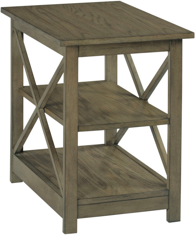 HAMMARY MID TONE BROWN CHAIRSIDE 200028