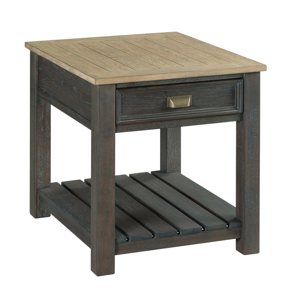 HAMMARY LYLE CREEK-HAMILTON RECTANGULAR DRAWER END TABLE 953-915