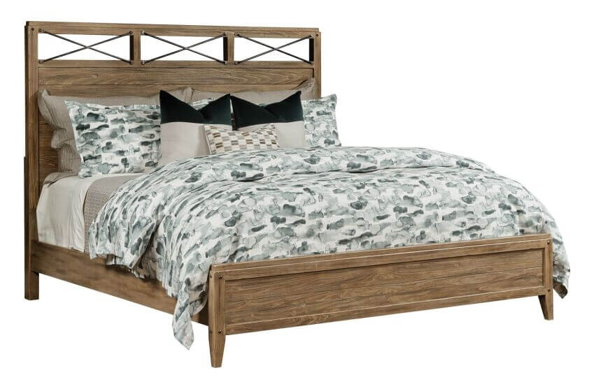KINCAID MODERN FORGE JACKSON QUEEN PANEL BED 944-304P