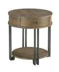 HAMMARY SADDLETREE-HAMILTON ROUND CHAIRSIDE TABLE 954-918