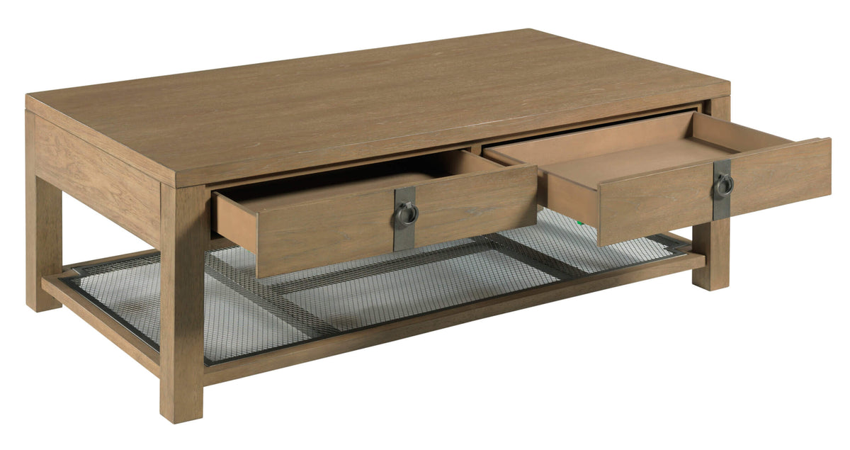 HAMMARY MAYA RECTANGULAR DRAWER COFFEE TABLE 070-910