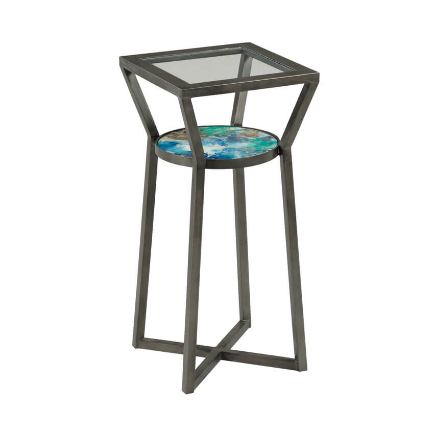 HAMMARY CARROLL SQUARE ACCENT TABLE 090-1083