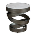 HAMMARY HELIX ROUND ACCENT TABLE 090-1102