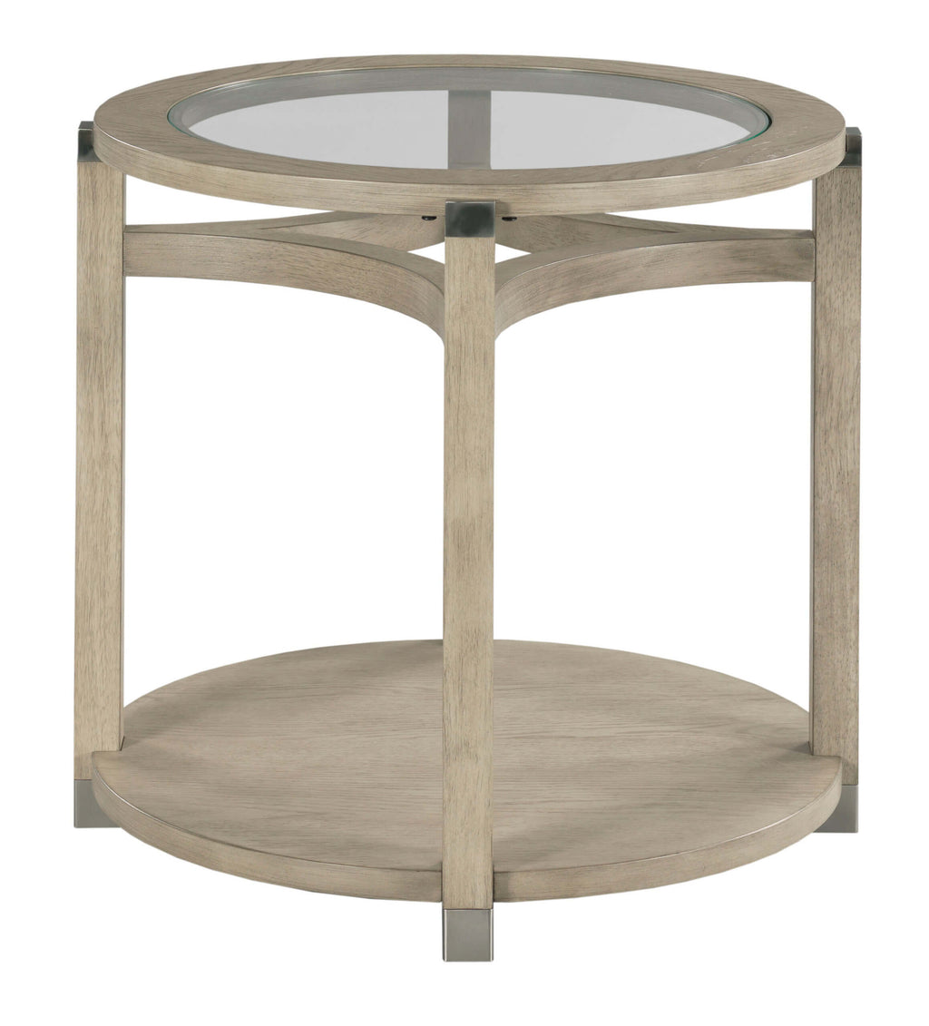 HAMMARY SOLSTICE ROUND END TABLE 086-918
