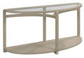HAMMARY SOLSTICE DEMILUNE SOFA TABLE 086-925