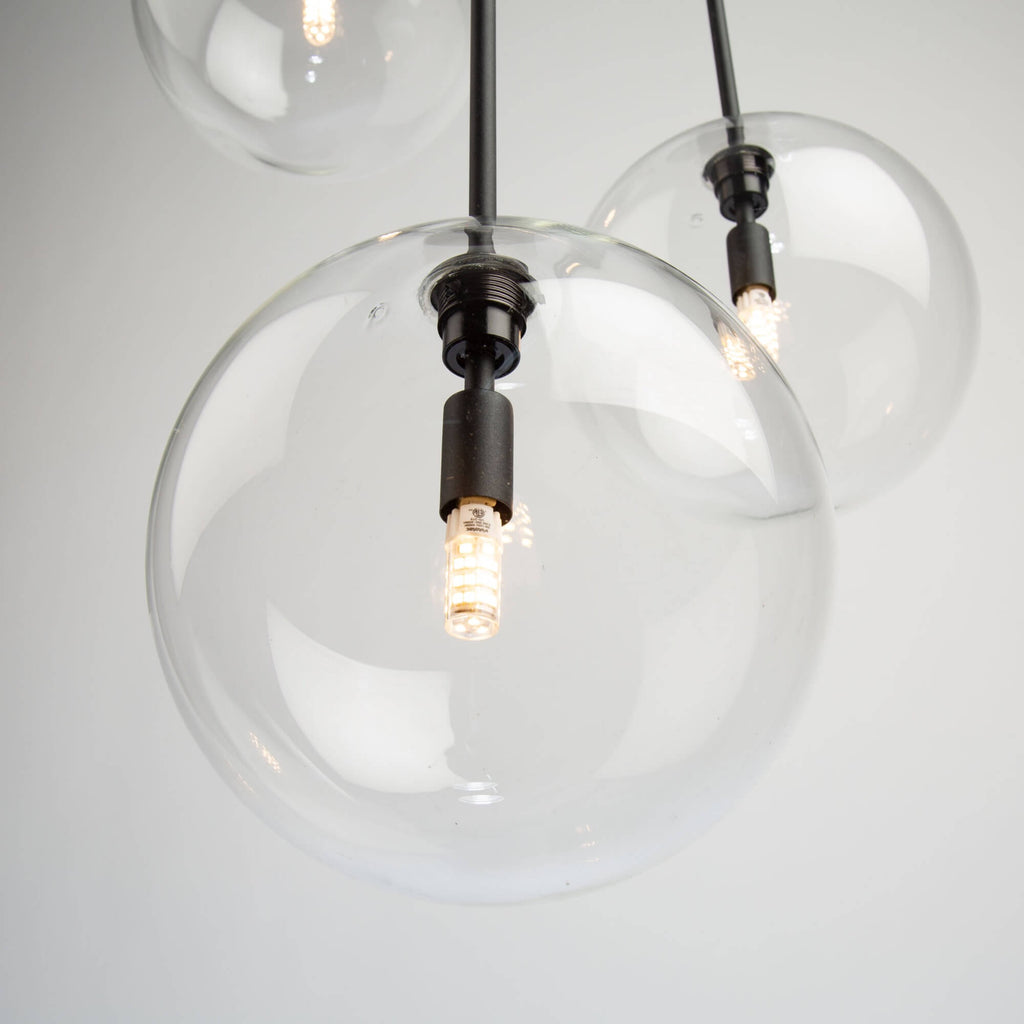 ARTCRAFT PINPOINT 3 LIGHT PENDANT SC13193BK