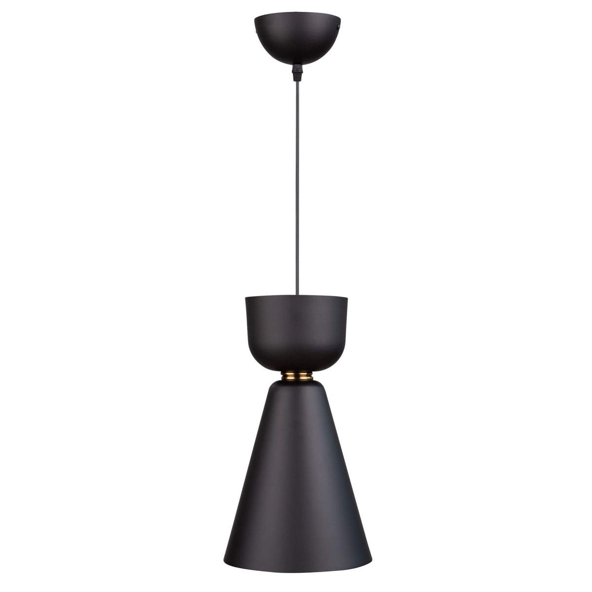 ARTCRAFT TEMPO 1 LIGHT CONE PENDANT SC13290BK