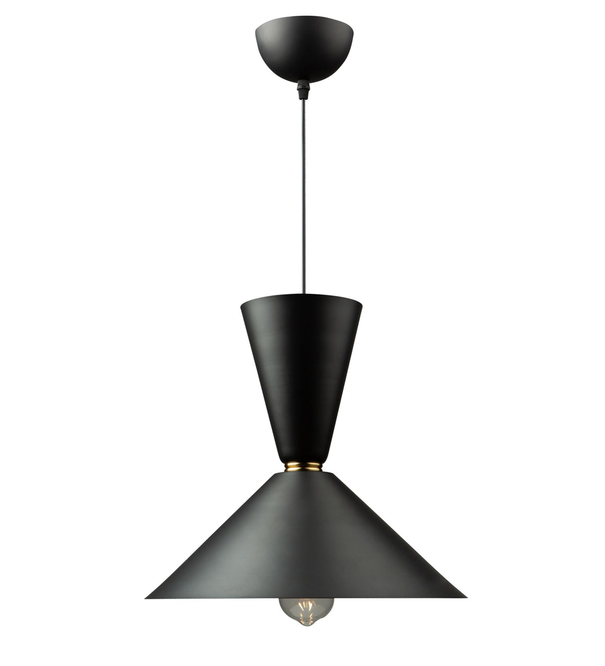 ARTCRAFT TEMPO 1 LIGHT PENDANT SC13292BK