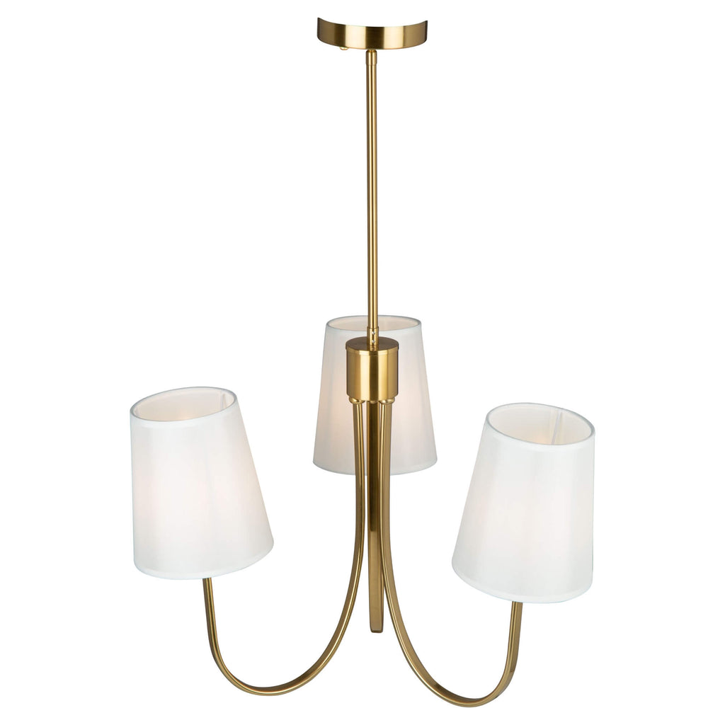 ARTCRAFT RHYTHM COLLECTION 3 LIGHT CHANDELIER SC13333BG