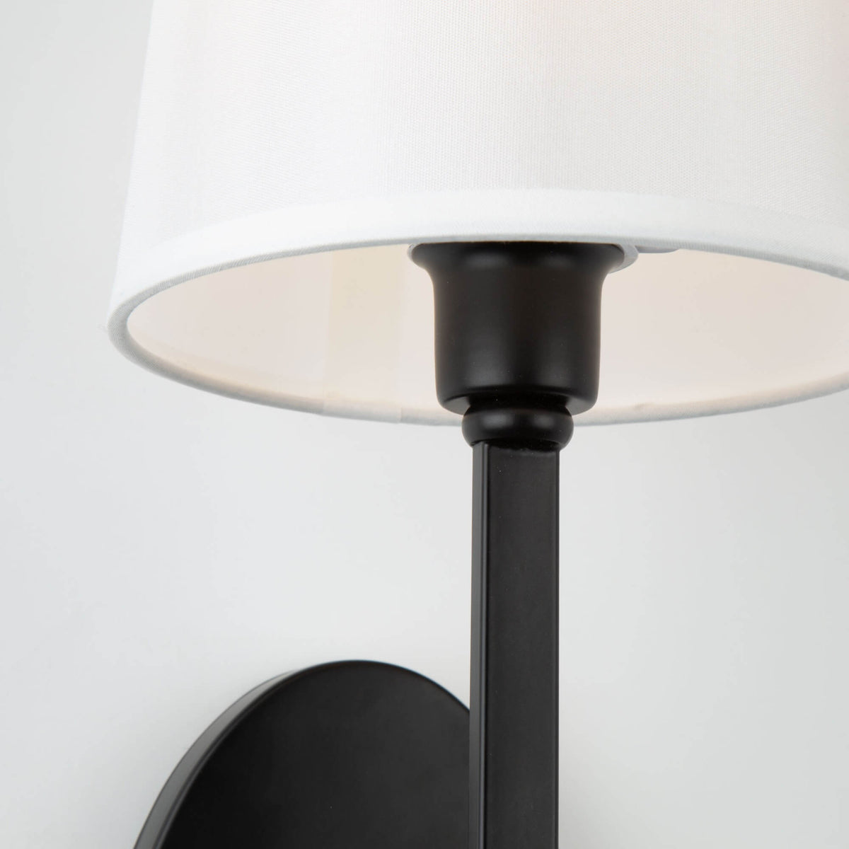 ARTCRAFT RHYTHM 1 LIGHT SCONCE BLACK SC13337BK