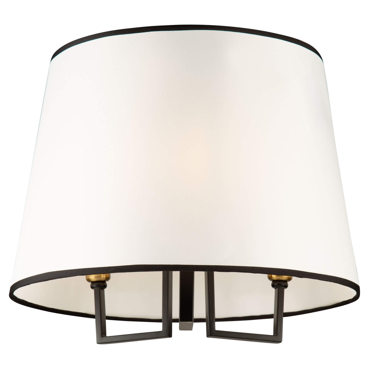ARTCRAFT COCO 3 LIGHT FLUSH MOUNT SC13344BK