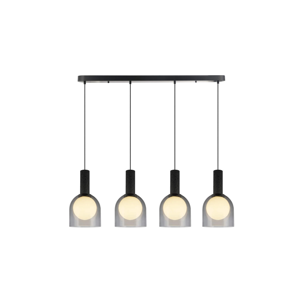 ARTCRAFT JUNA 4 LT LINEAR BLACK SC13384BK