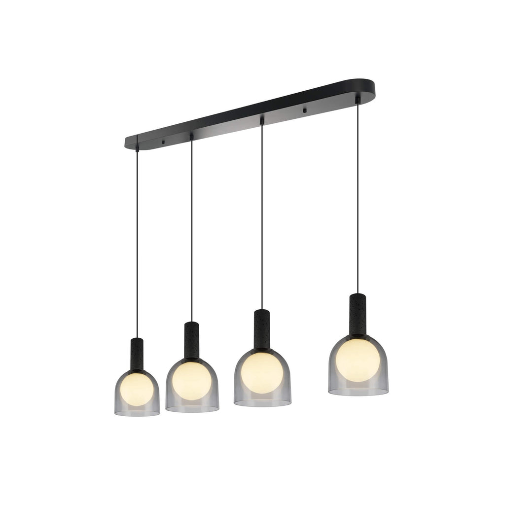 ARTCRAFT JUNA 4 LT LINEAR BLACK SC13384BK