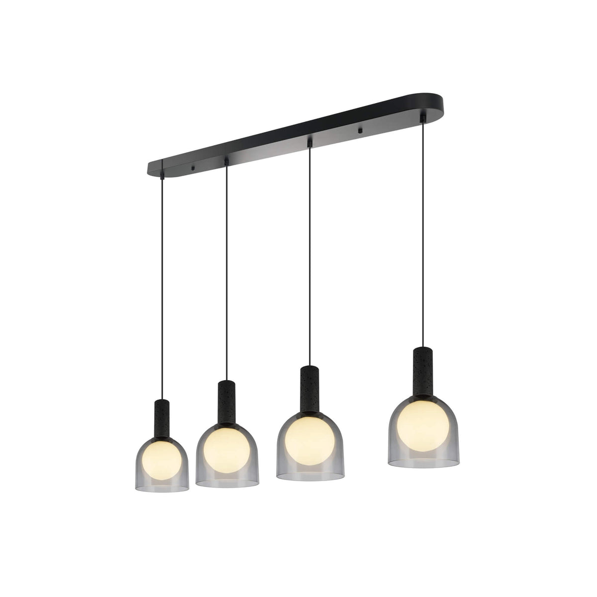 ARTCRAFT JUNA 4 LT LINEAR BLACK SC13384BK