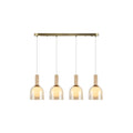 ARTCRAFT JUNA 4 LT LINEAR BRASS SC13384BR