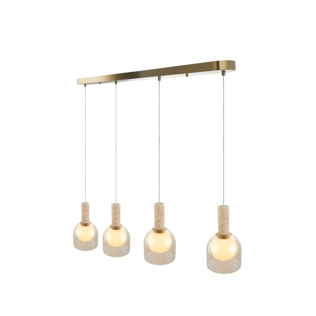 ARTCRAFT JUNA 4 LT LINEAR BRASS SC13384BR