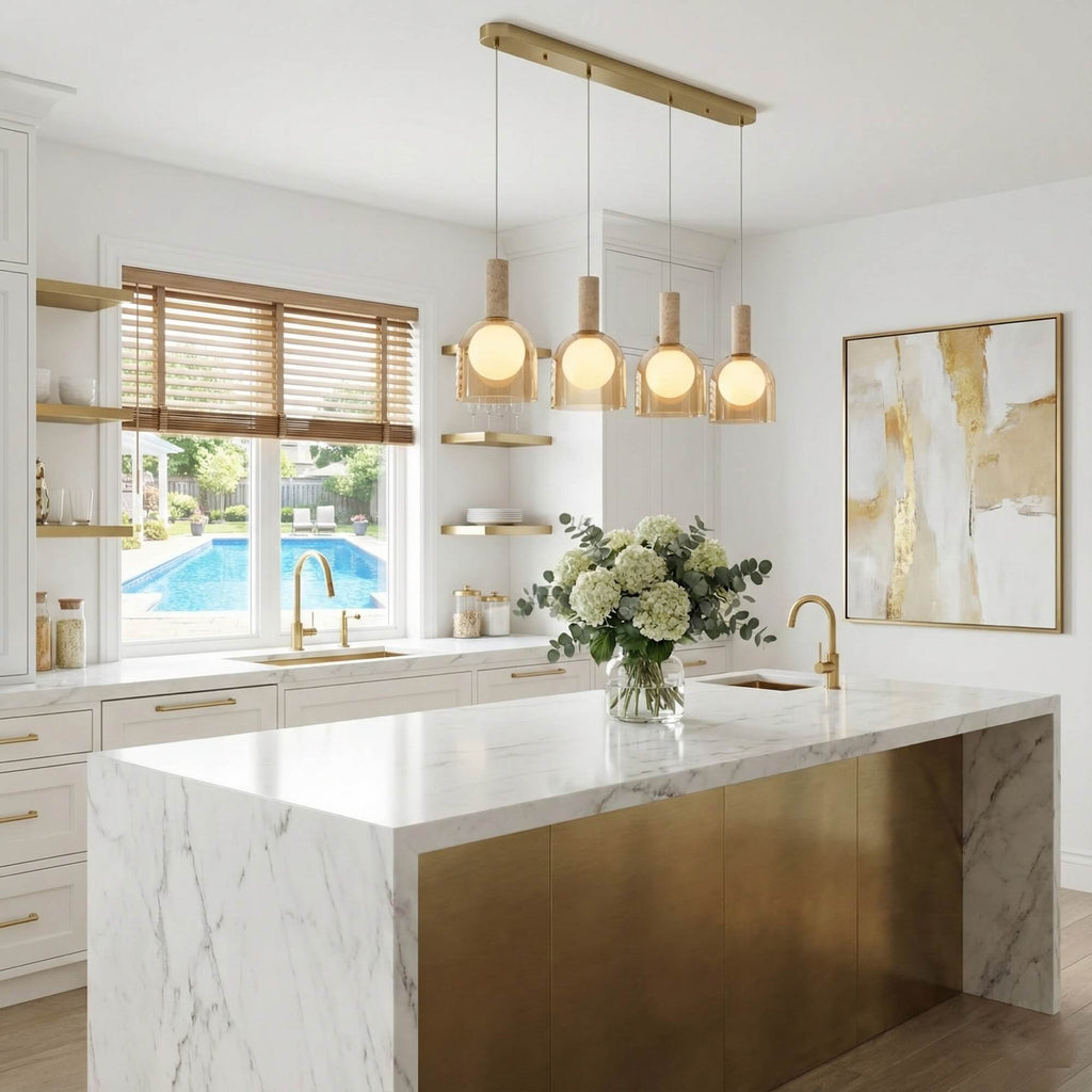 ARTCRAFT JUNA 4 LT LINEAR BRASS SC13384BR