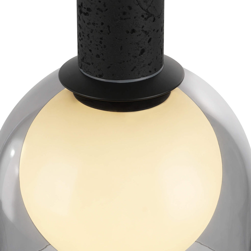 ARTCRAFT JUNA 6 LT CHANDELIER BLACK SC13386BK