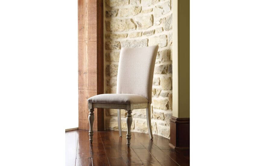 KINCAID WEATHERFORD CORNSILK TASMAN UPHOLSTERED CHAIR  SET OF TWO 75-065