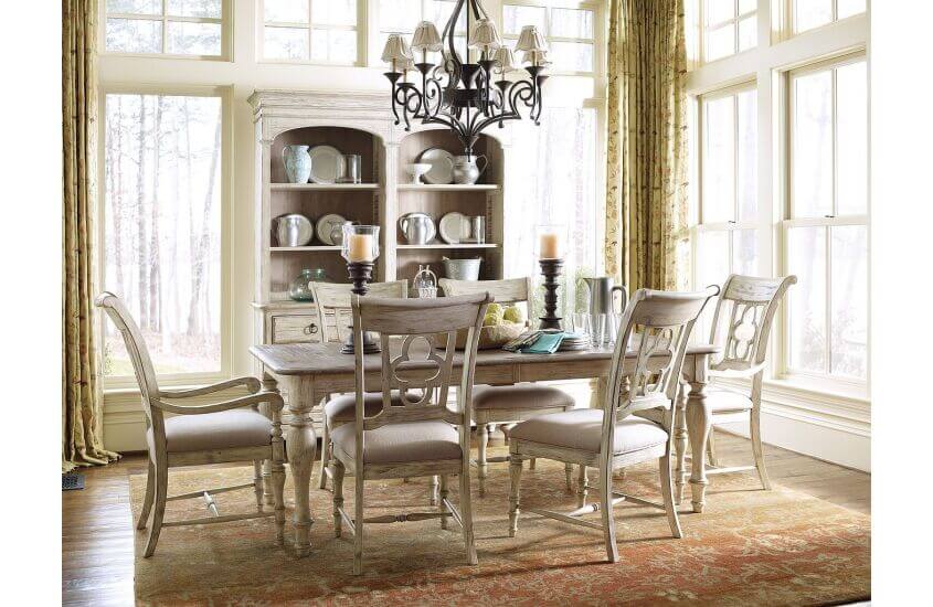 KINCAID WEATHERFORD CORNSILK CANTERBURY TABLE 75-054