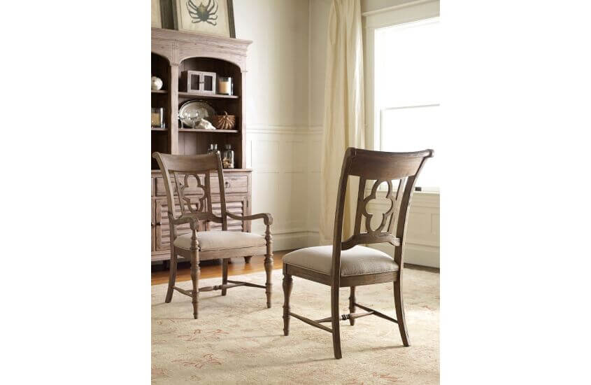 KINCAID WEATHERFORD HEATHER ARM CHAIR SET OF TWO 76-062