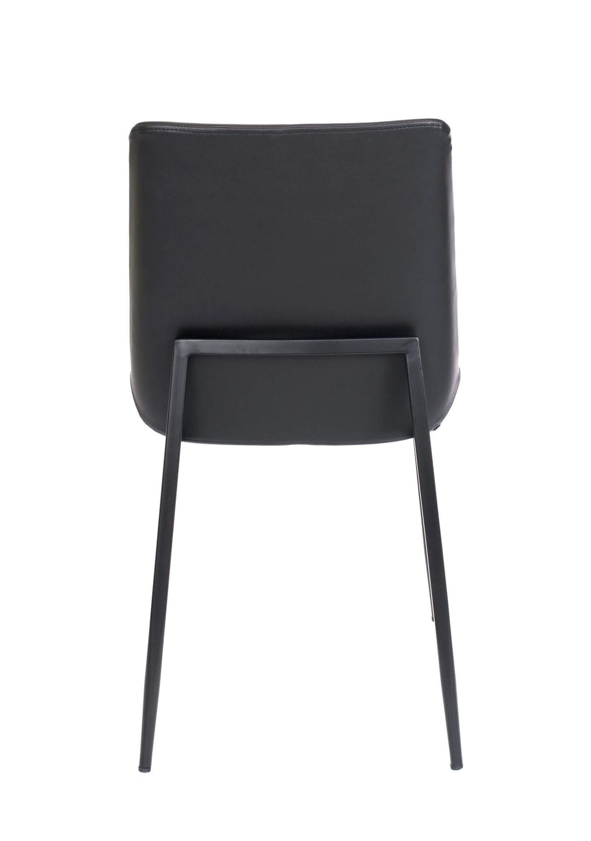 FURNISHINGS MATE SAMPSON CHAIR BLACK SET OF TWO DC 336-BL-MB