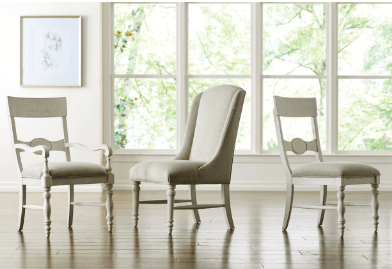 AMERICAN DREW GRAND BAY PARLOR UPHOLSTERED WING BACK CHAIR  SET OF TWO 016-622