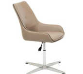 FURNISHINGS MATE ETNA CHAIR TAUPE 4 STAR BASE DC H107C-LT-4S