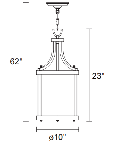 DVI LIGHTING ESSEX PENDANT GRAPHITE DVP9010GR-OP