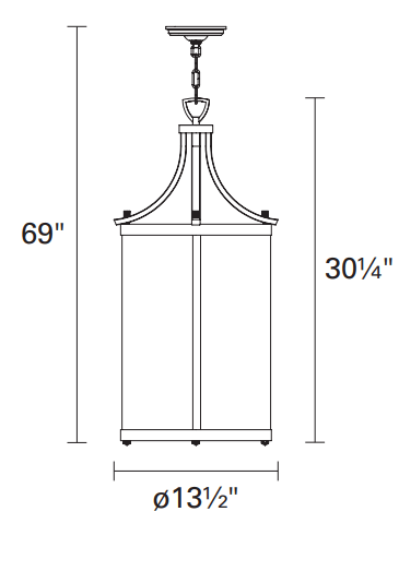 DVI LIGHTING ESSEX PENDANT BUFFED NICKEL DVP9011BN-OP