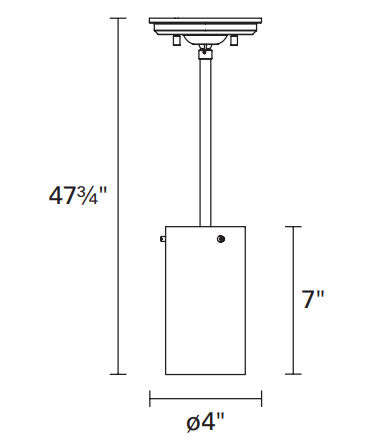 DVI LIGHTING ESSEX MINI PENDANT BUFFED NICKEL DVP9019BN-OP