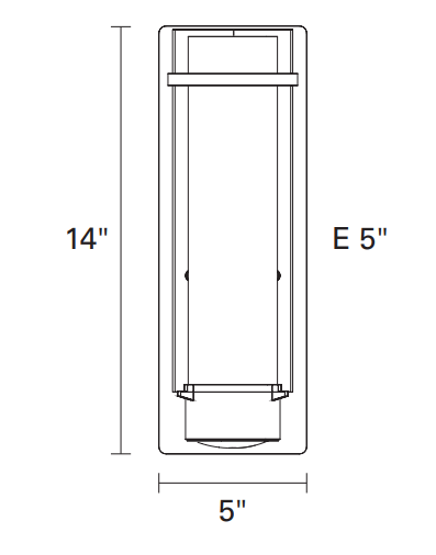 DVI LIGHTING ESSEX OUTDOOR MEDIUM SCONCE DVP9073HB-OP