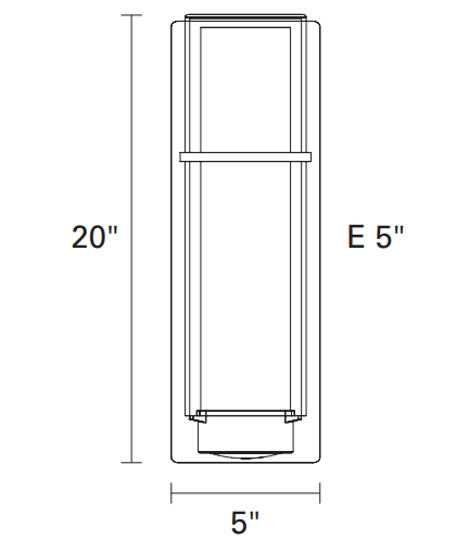 DVI LIGHTING ESSEX OUTDOOR LARGE SCONCE DVP9074HB-OP