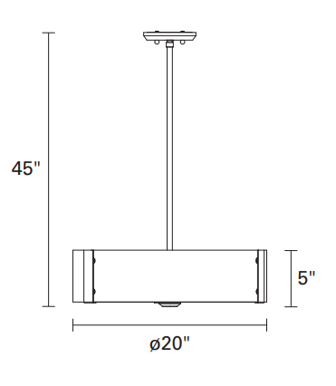 DVI LIGHTING ZURICH 3 LT PENDANT SATIN NICKEL DVP14508SN-SSOP