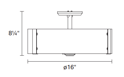 DVI LIGHTING ZURICH 3 LT SEMI-FLUSH MOUNT SATIN NICKEL DVP14512SN-SSOP