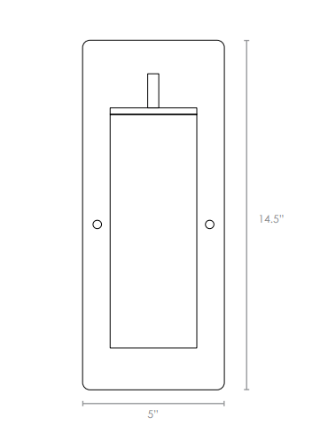 DVI LIGHTING BARKER OUTDOOR SCONCE DVP24772BK-CL