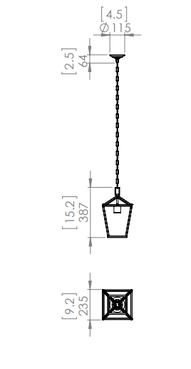 DVI LIGHTING LUNDY'S LANE MINI-PENDANT BRASS DVP30120MF+BR