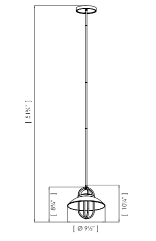 DVI LIGHTING PEGGY'S COVE MINI PENDANT VENETIAN BRASS DVP31021GR+VBR