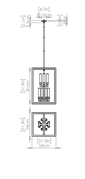 DVI LIGHTING AJAX OUTDOOR 12 LT FOYER  DVP31177BK-OP
