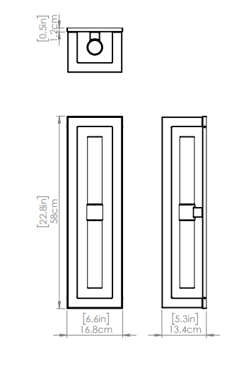 DVI LIGHTING AJAX OUTDOOR 2 LT SCONCE  DVP31199BK-OP